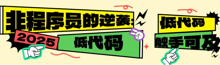 非程序员的逆袭：低代码让系统开发触手可及