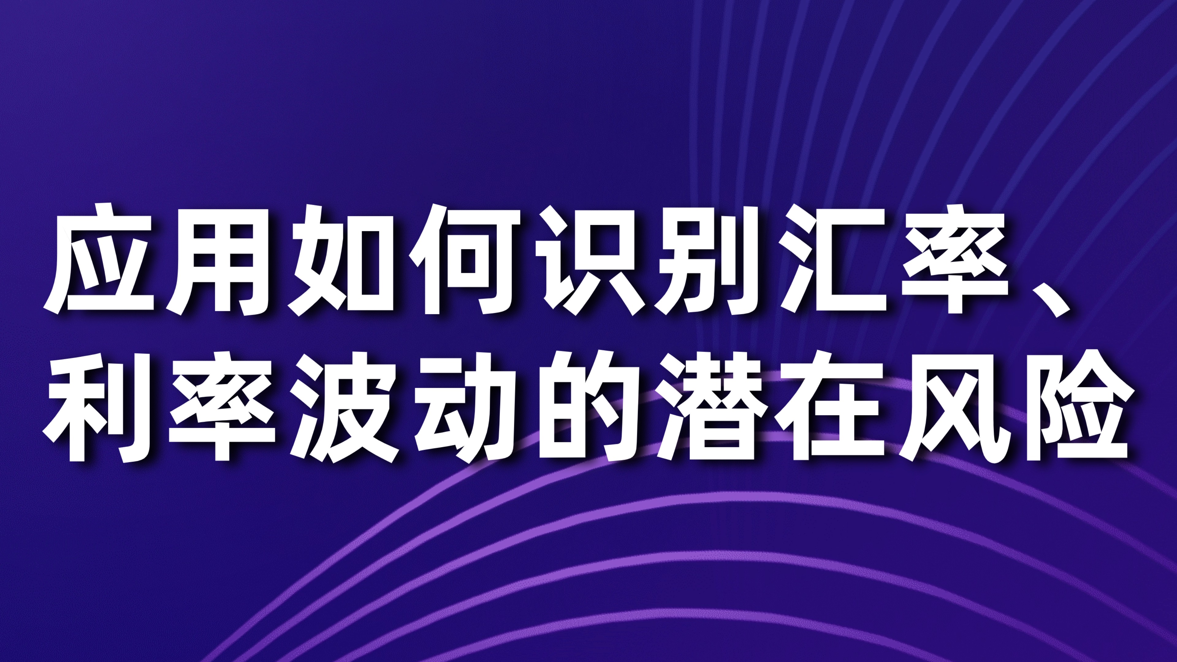 资金风险预警机制：应用如何识别汇率、利率波动的潜在风险