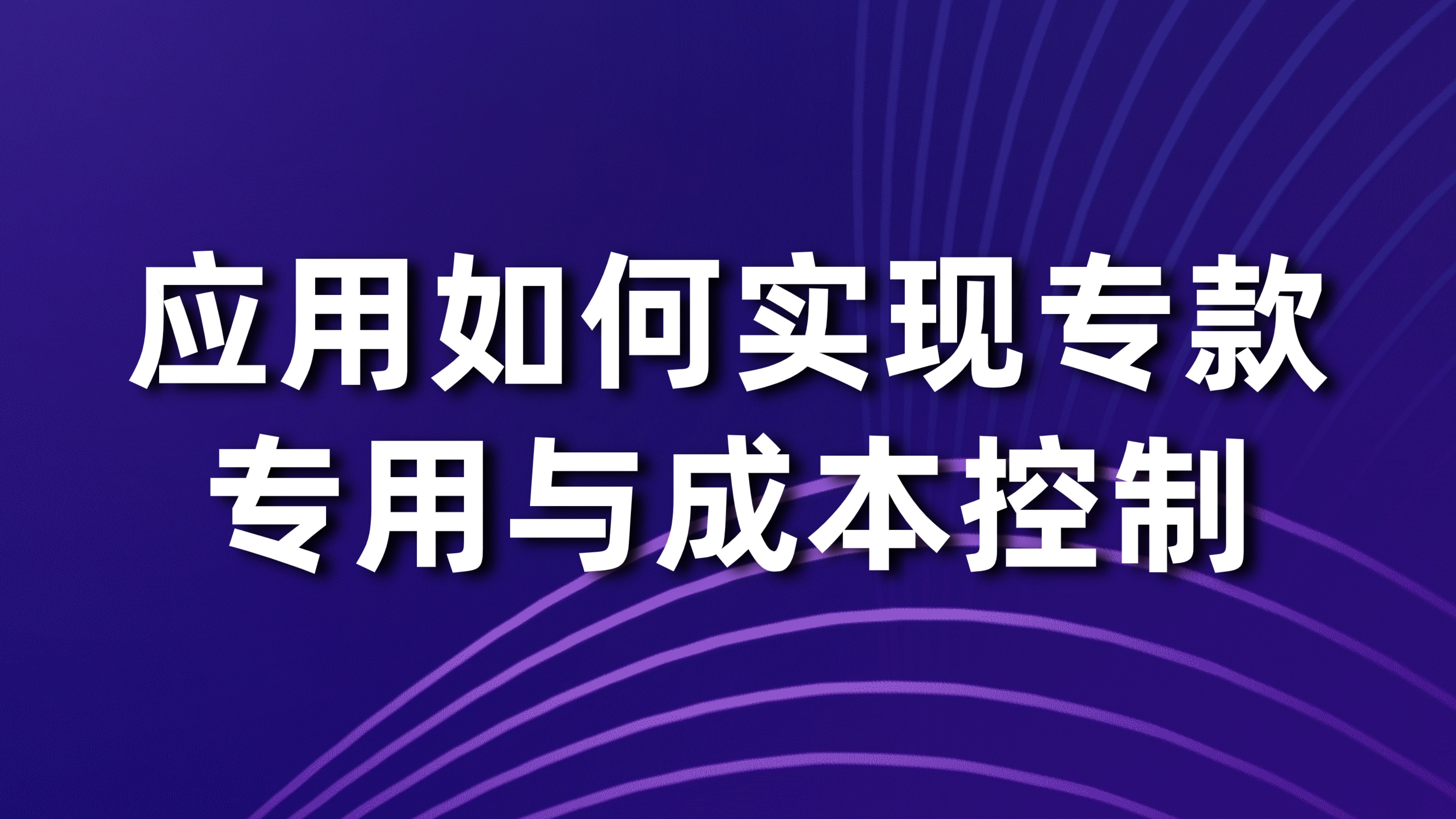 项目资金专项管理：应用如何实现专款专用与成本控制